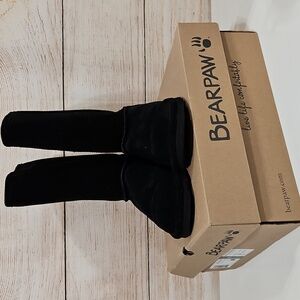 BearPaw Elle Tall Youth Black Winter Boots 4
